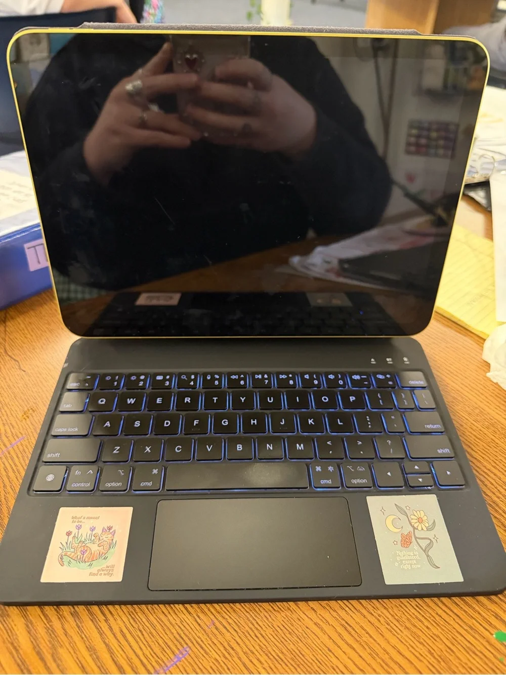 Apple iPad Yellow with Celestial Decal (10th Gen)